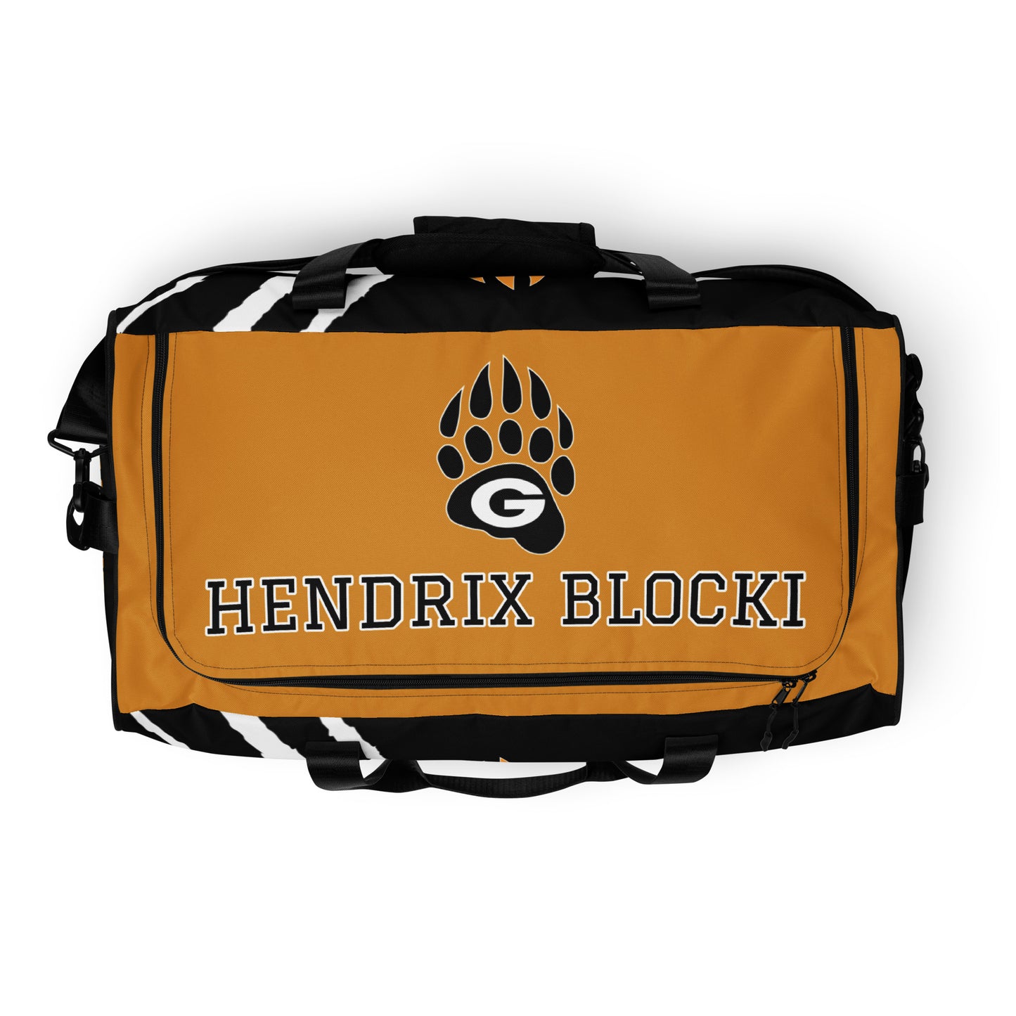 Custom 10U Grizzlies Sublimated Duffle Bag