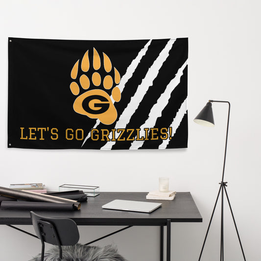 10U Grizzlies Single Sided Flag