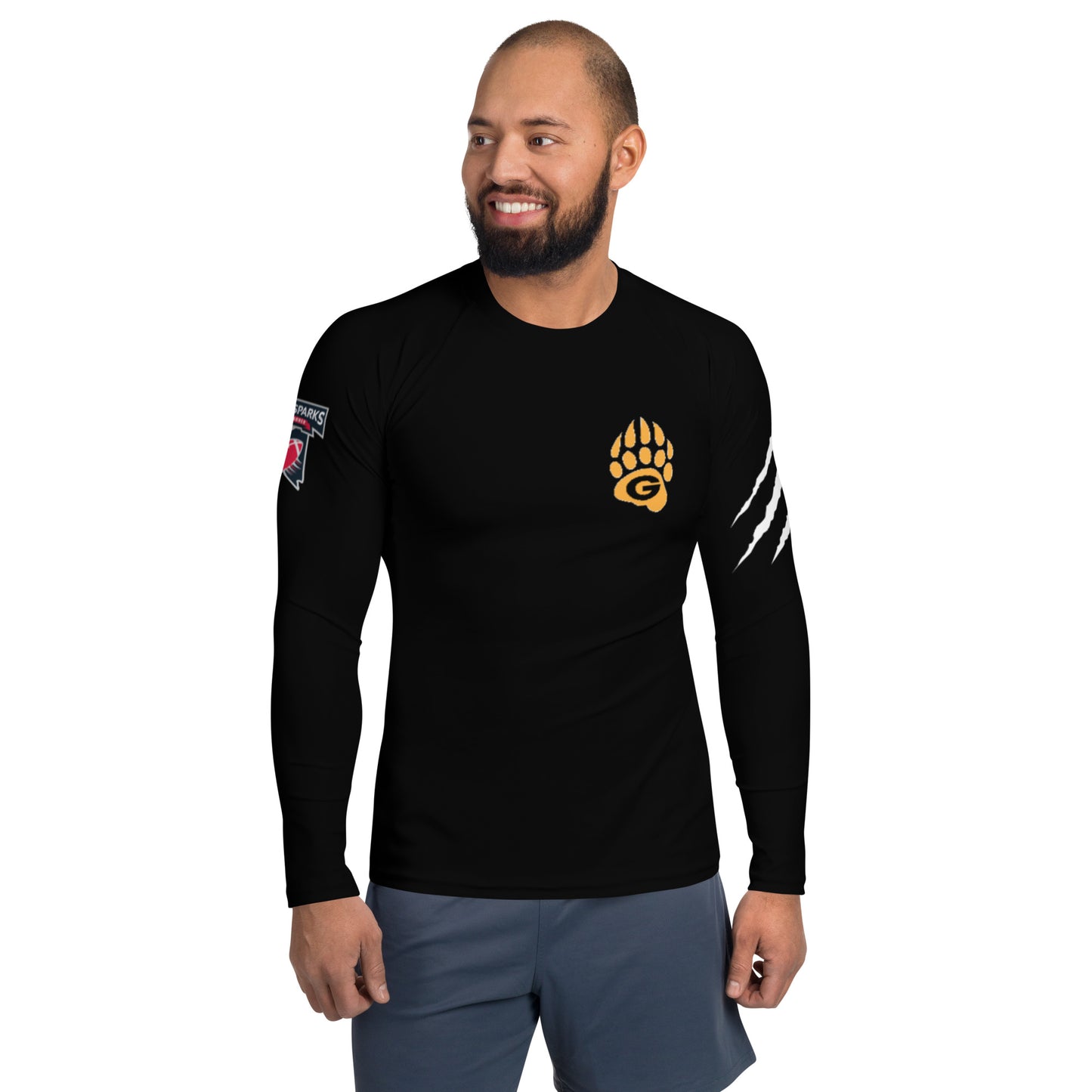 Custom 10U Grizzlies Sublimated Men's Rash Guard
