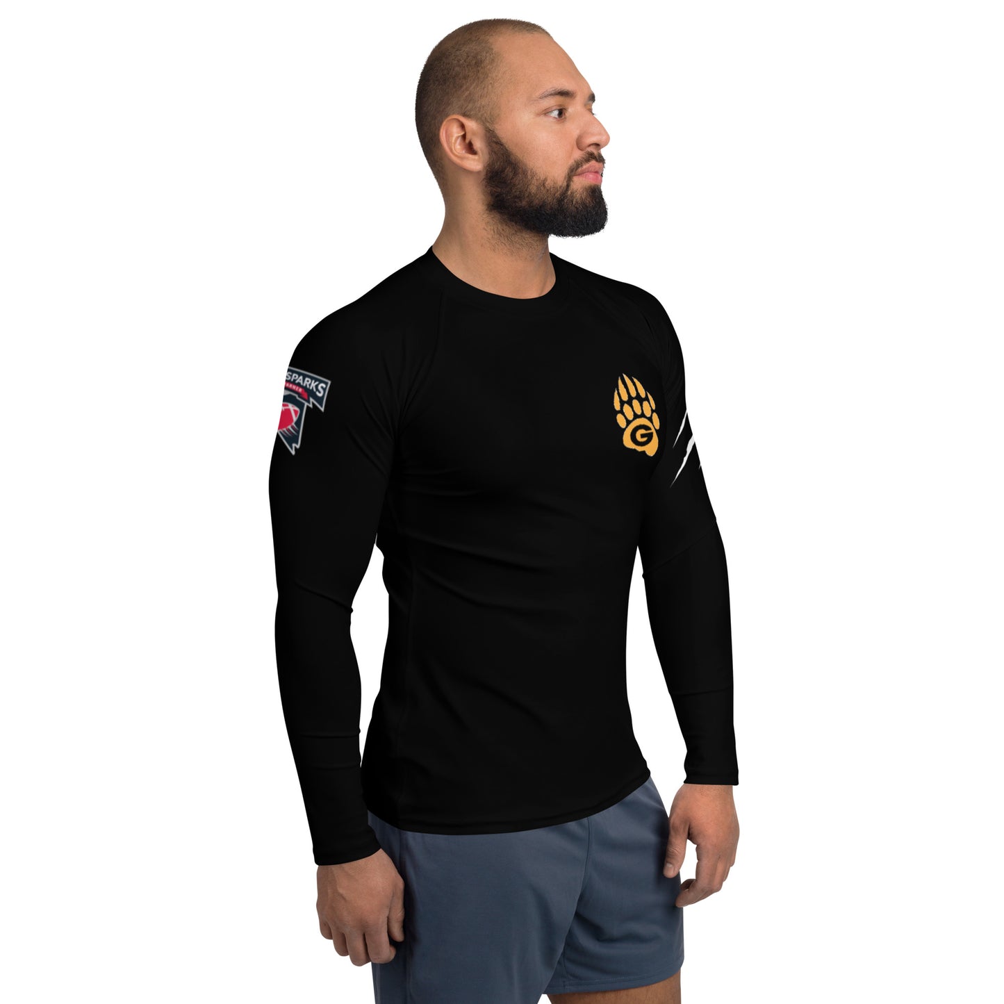 Custom 10U Grizzlies Sublimated Men's Rash Guard