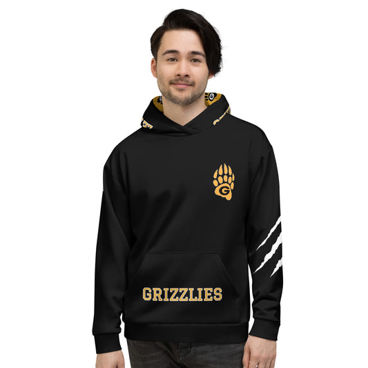Custom 10U Grizzlies Unisex Sublimated Hoodie