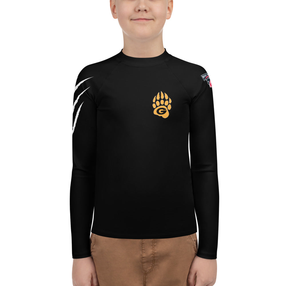Custom 10U Grizzlies Sublimated Youth Rash Guard