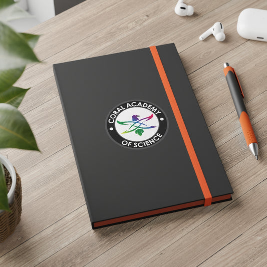 Coral Academy Color Contrast Notebook - Ruled