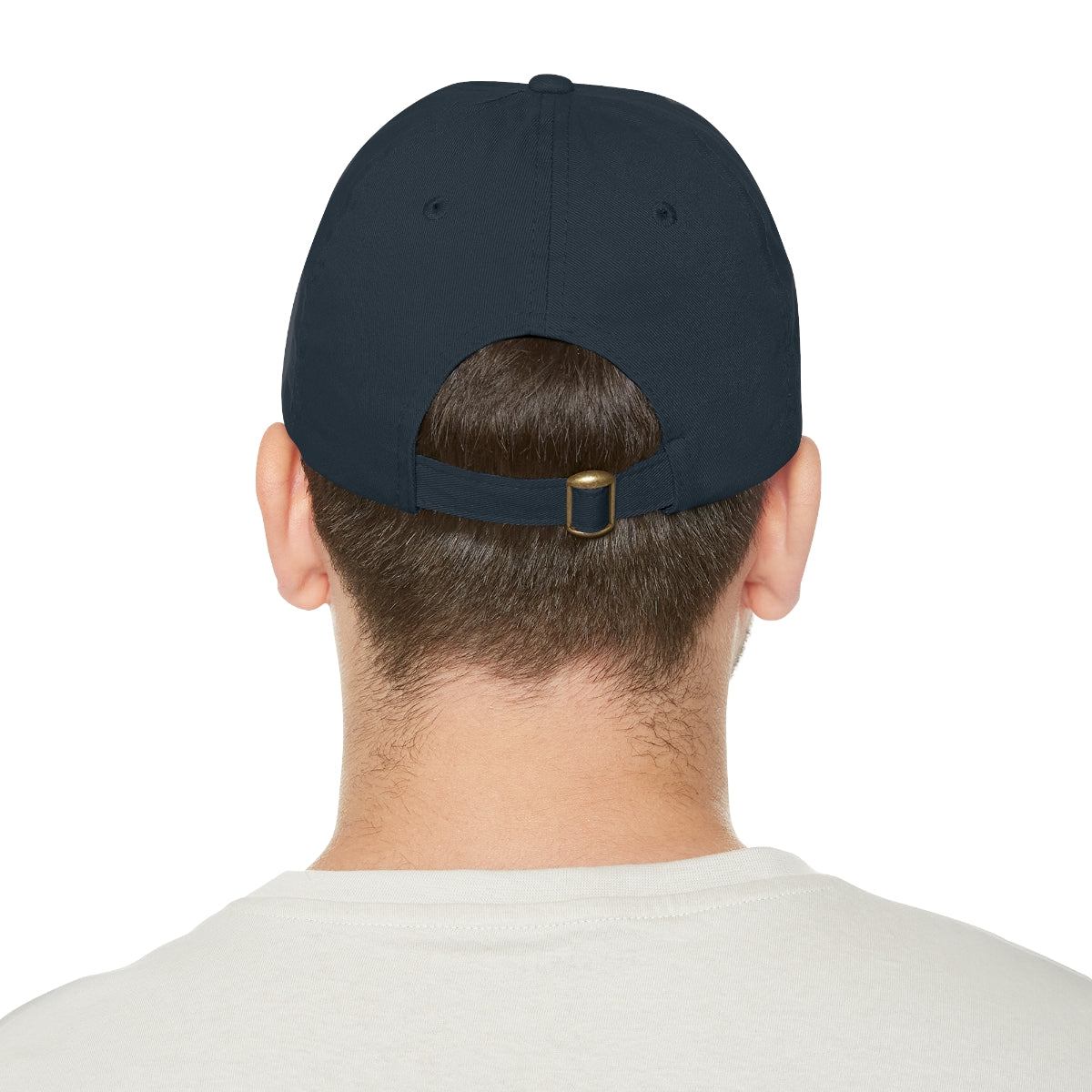 Coral Academy Dad Hat with Leather Patch