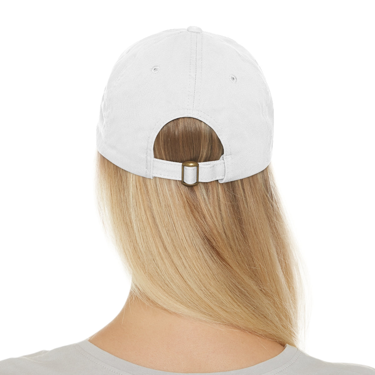 Coral Academy Dad Hat with Leather Patch