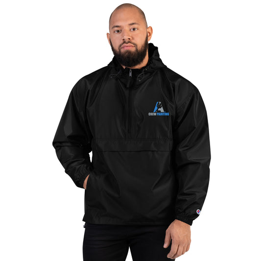 A Crew Painting Embroidered Champion Packable Jacket