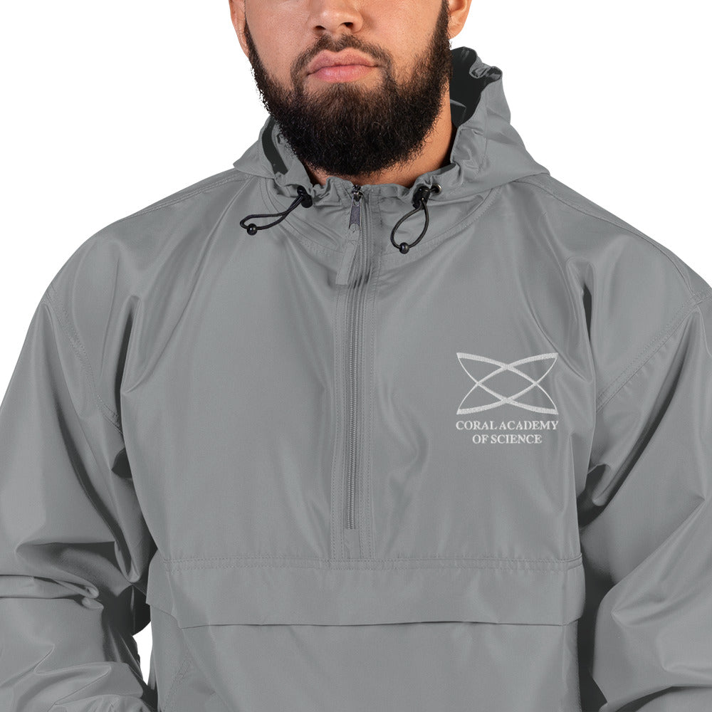 Coral Academy Embroidered Champion Packable Jacket