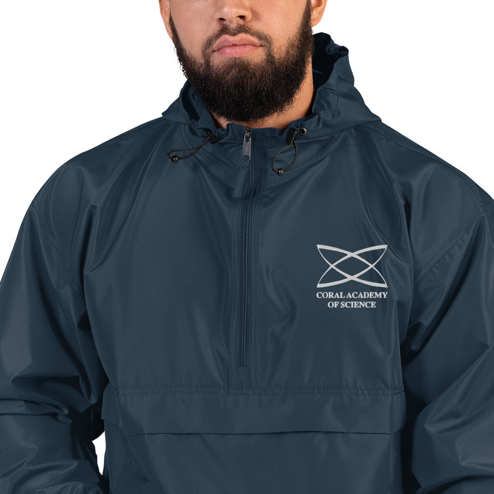 Coral Academy Embroidered Champion Packable Jacket