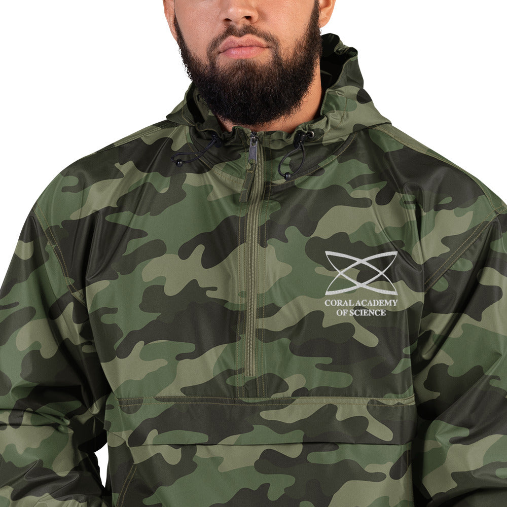 Coral Academy Embroidered Champion Packable Jacket