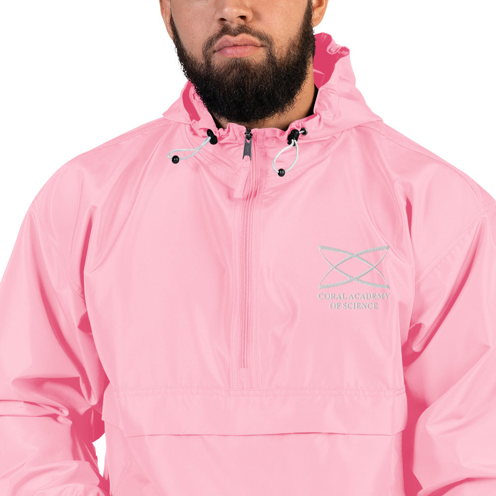 Coral Academy Embroidered Champion Packable Jacket