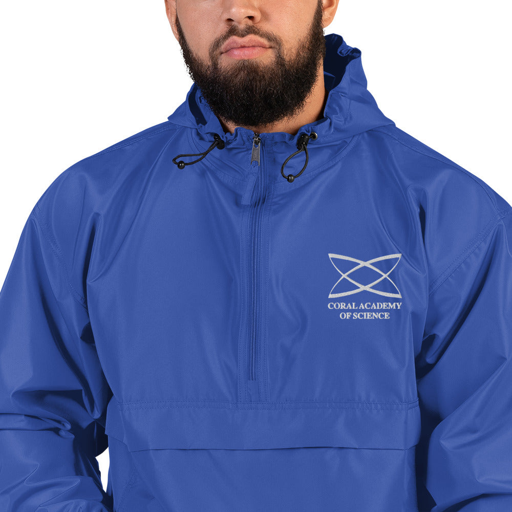 Coral Academy Embroidered Champion Packable Jacket
