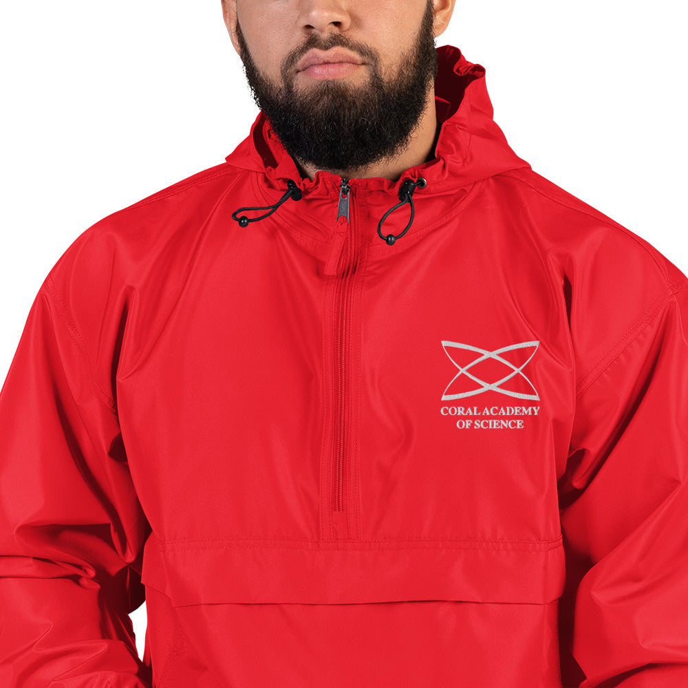 Coral Academy Embroidered Champion Packable Jacket