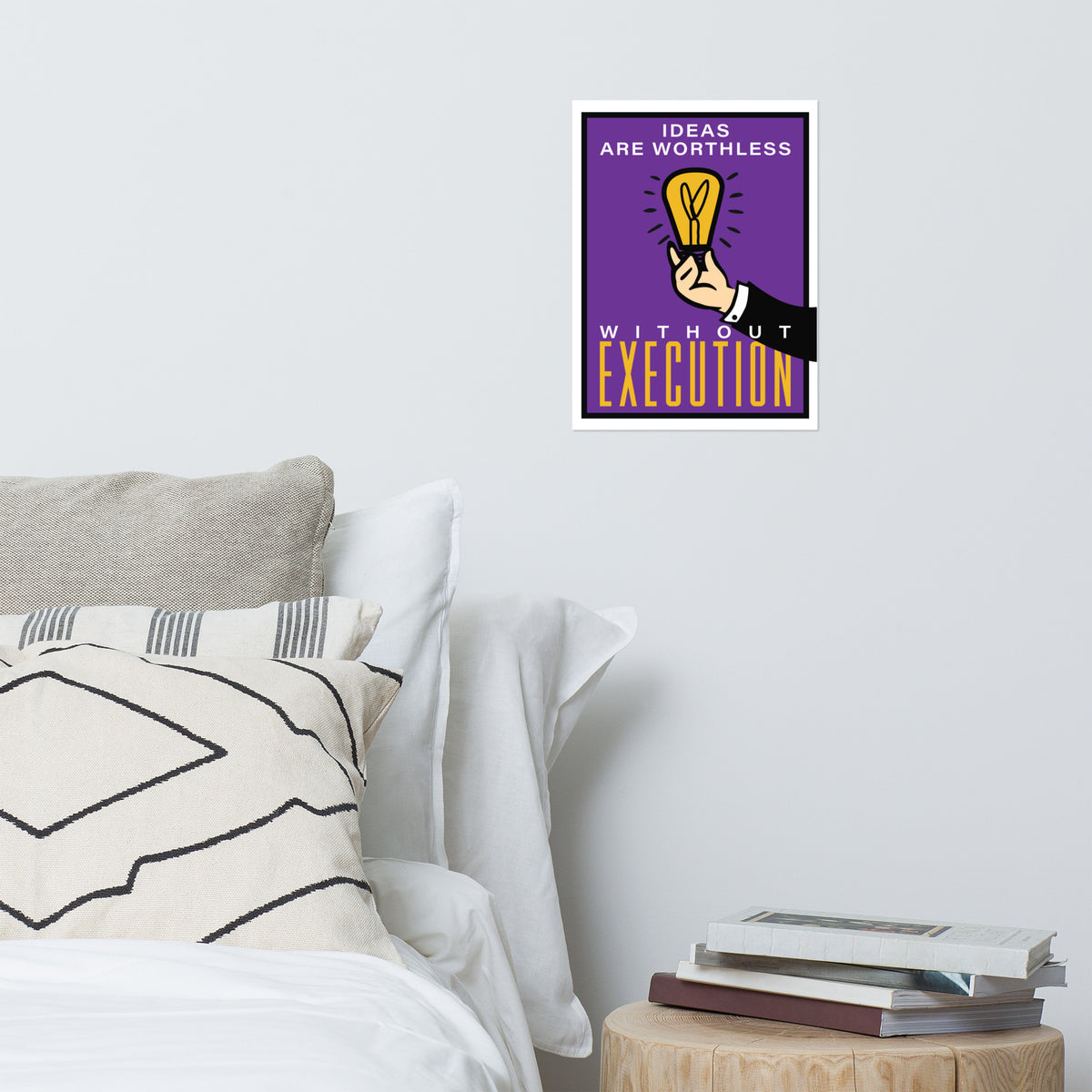 Ideas are Worthless Monopoly Motivational Inspirational Poster