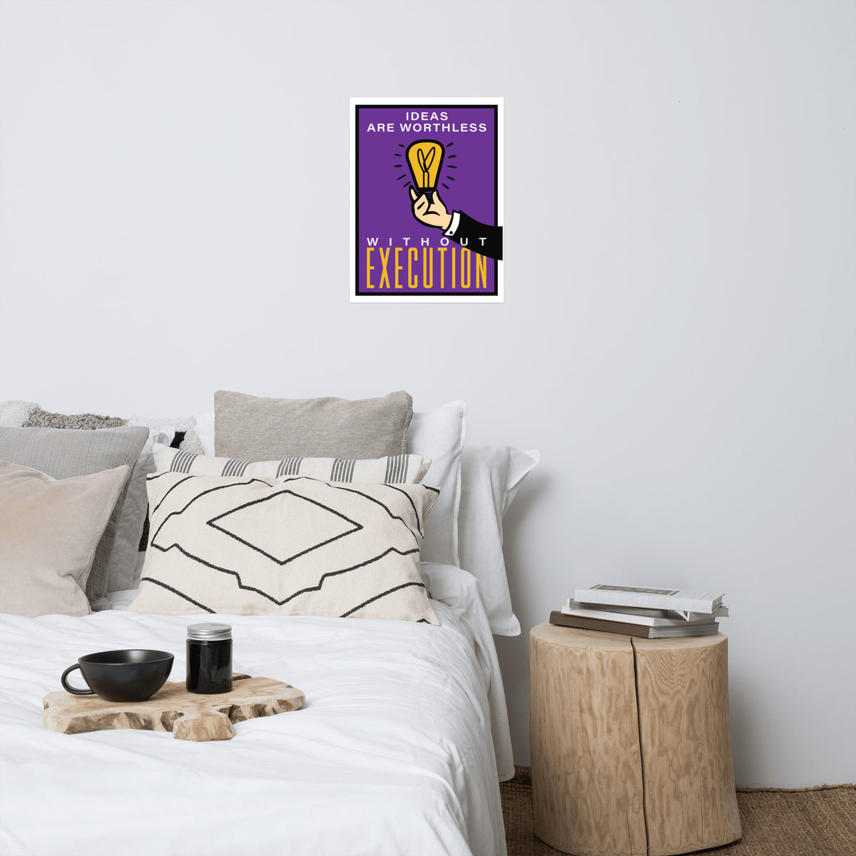 Ideas are Worthless Monopoly Motivational Inspirational Poster