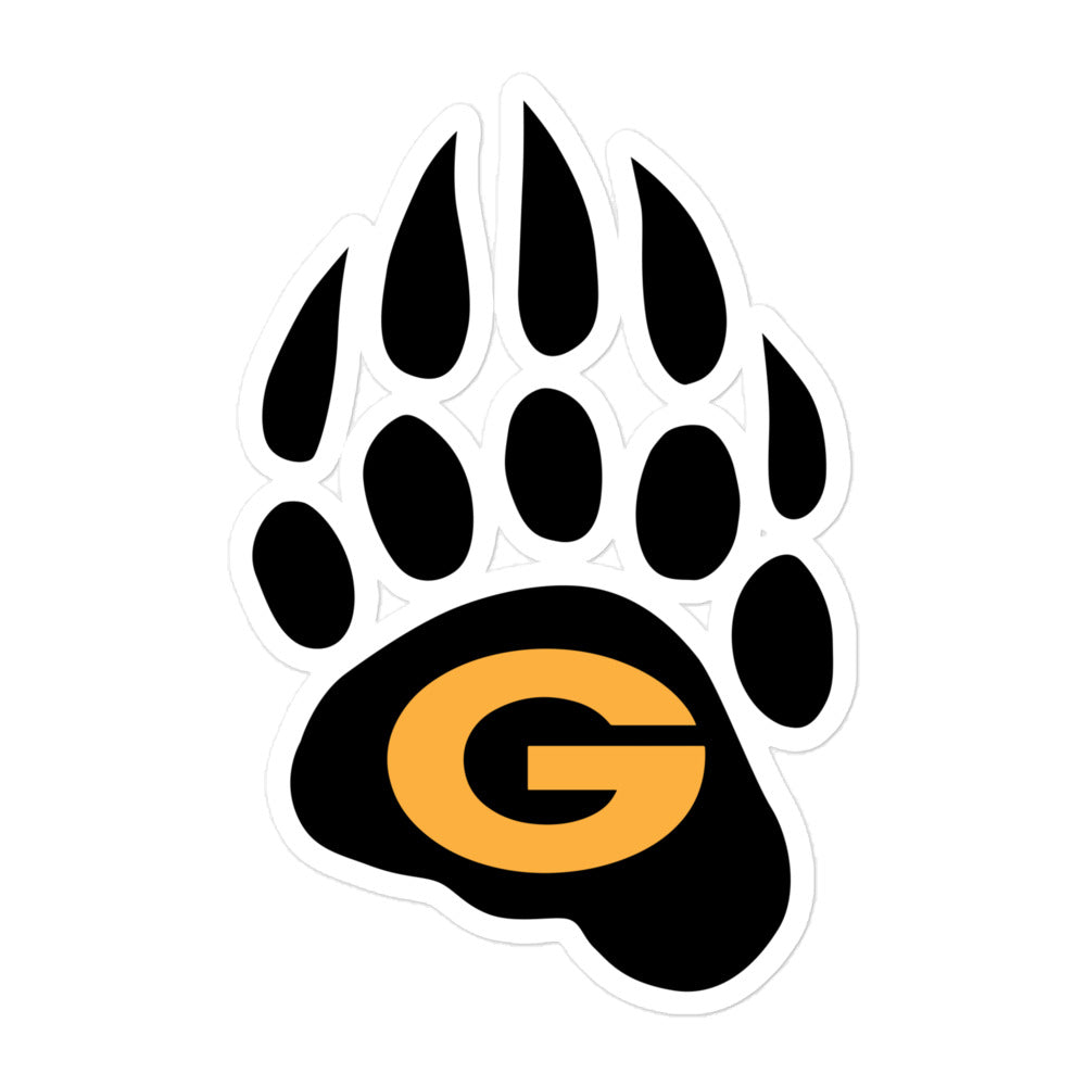 10U Grizzlies Bubble-Free Stickers