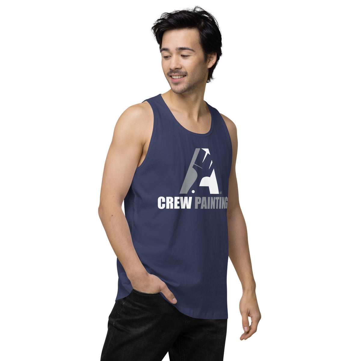 A Crew Painting Men’s Work Tank