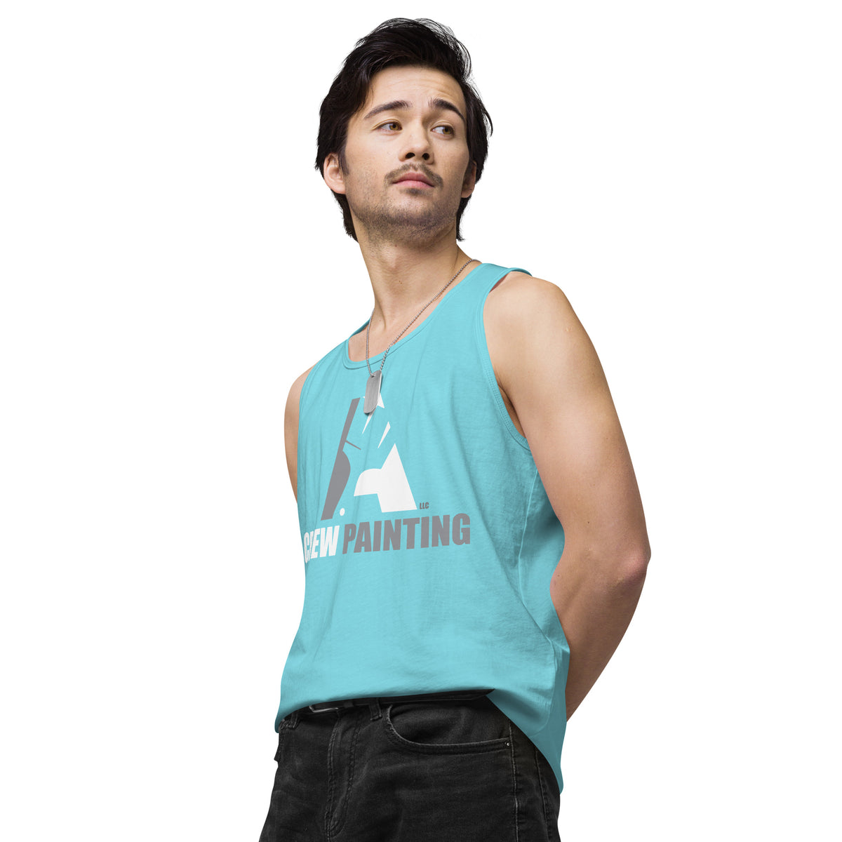 A Crew Painting Men’s Work Tank