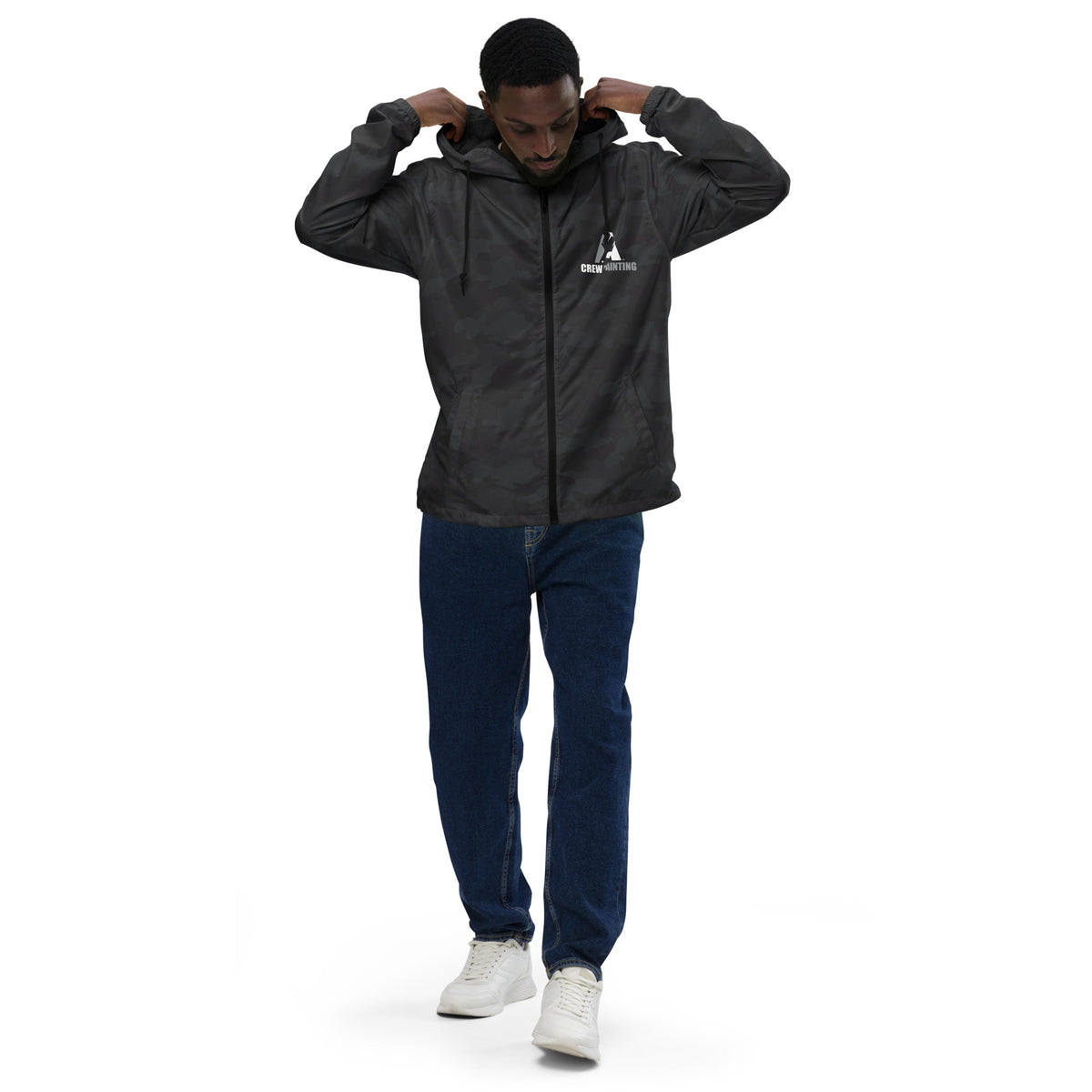 A Crew Painting Unisex Lightweight Zip Up Windbreaker