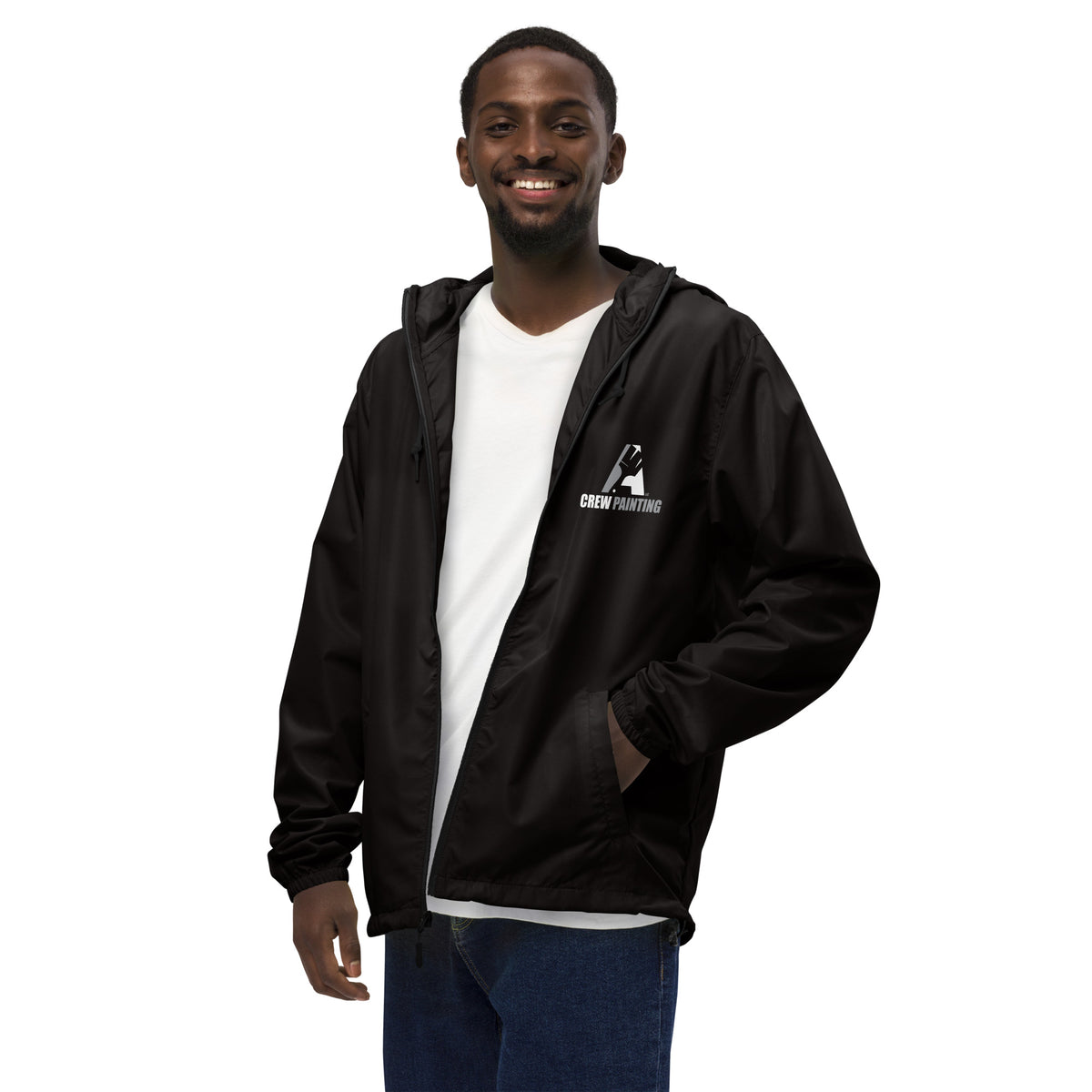 A Crew Painting Unisex Lightweight Zip Up Windbreaker