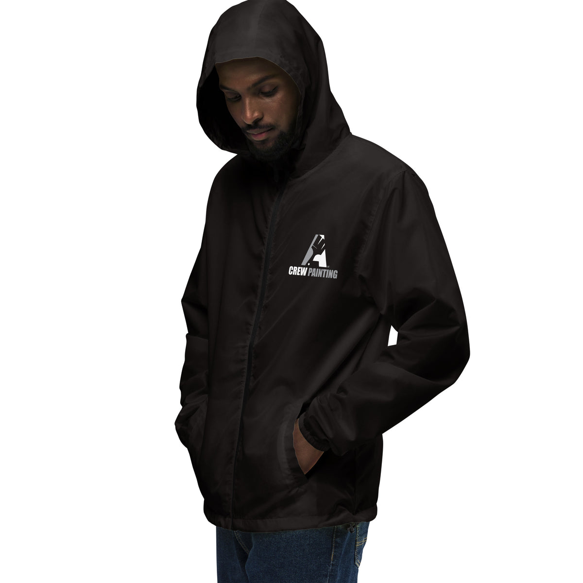 A Crew Painting Unisex Lightweight Zip Up Windbreaker