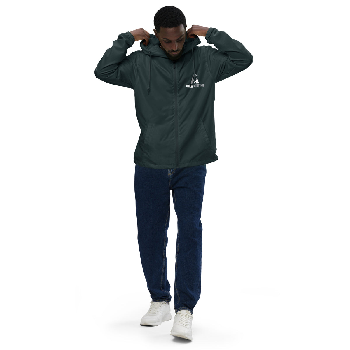 A Crew Painting Unisex Lightweight Zip Up Windbreaker