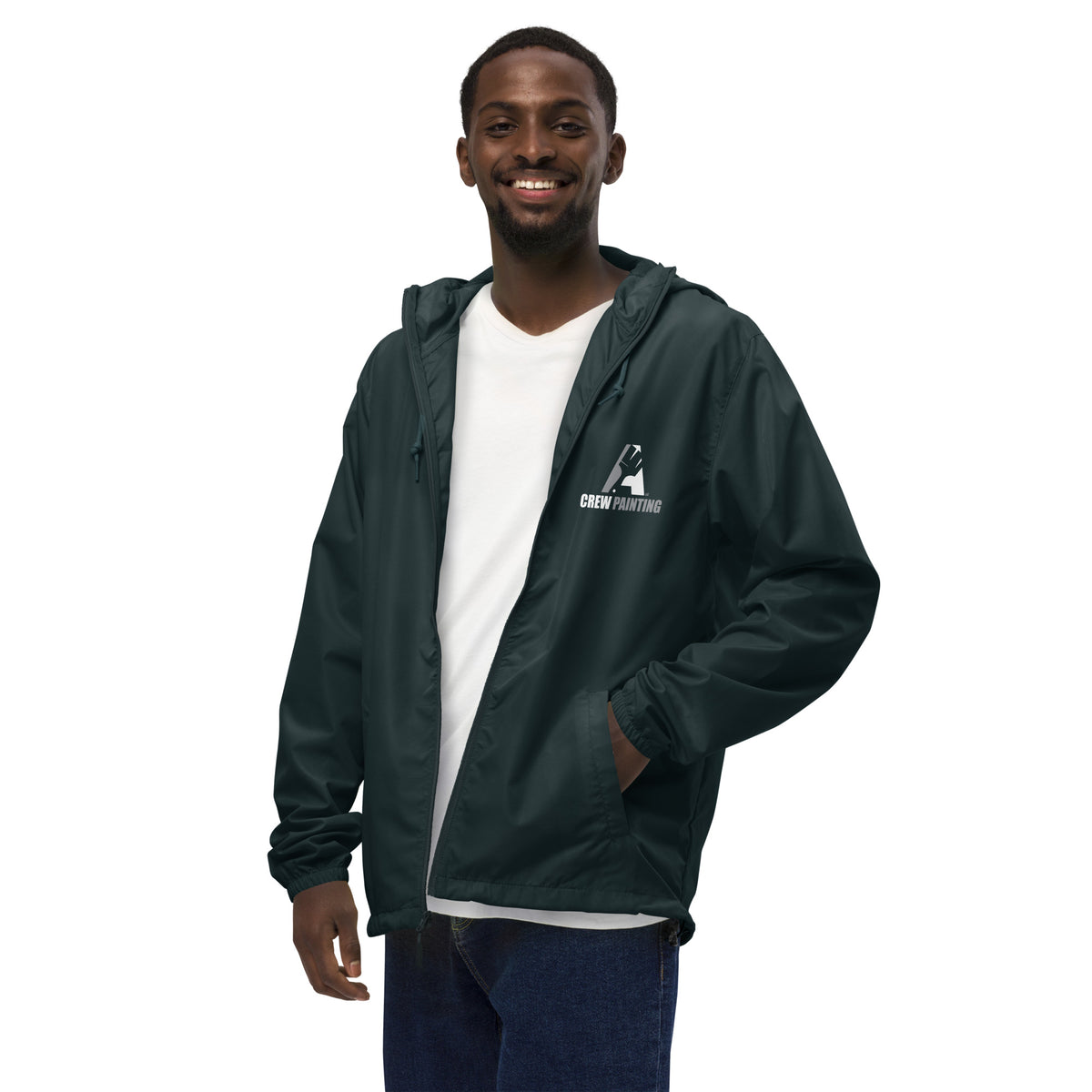 A Crew Painting Unisex Lightweight Zip Up Windbreaker