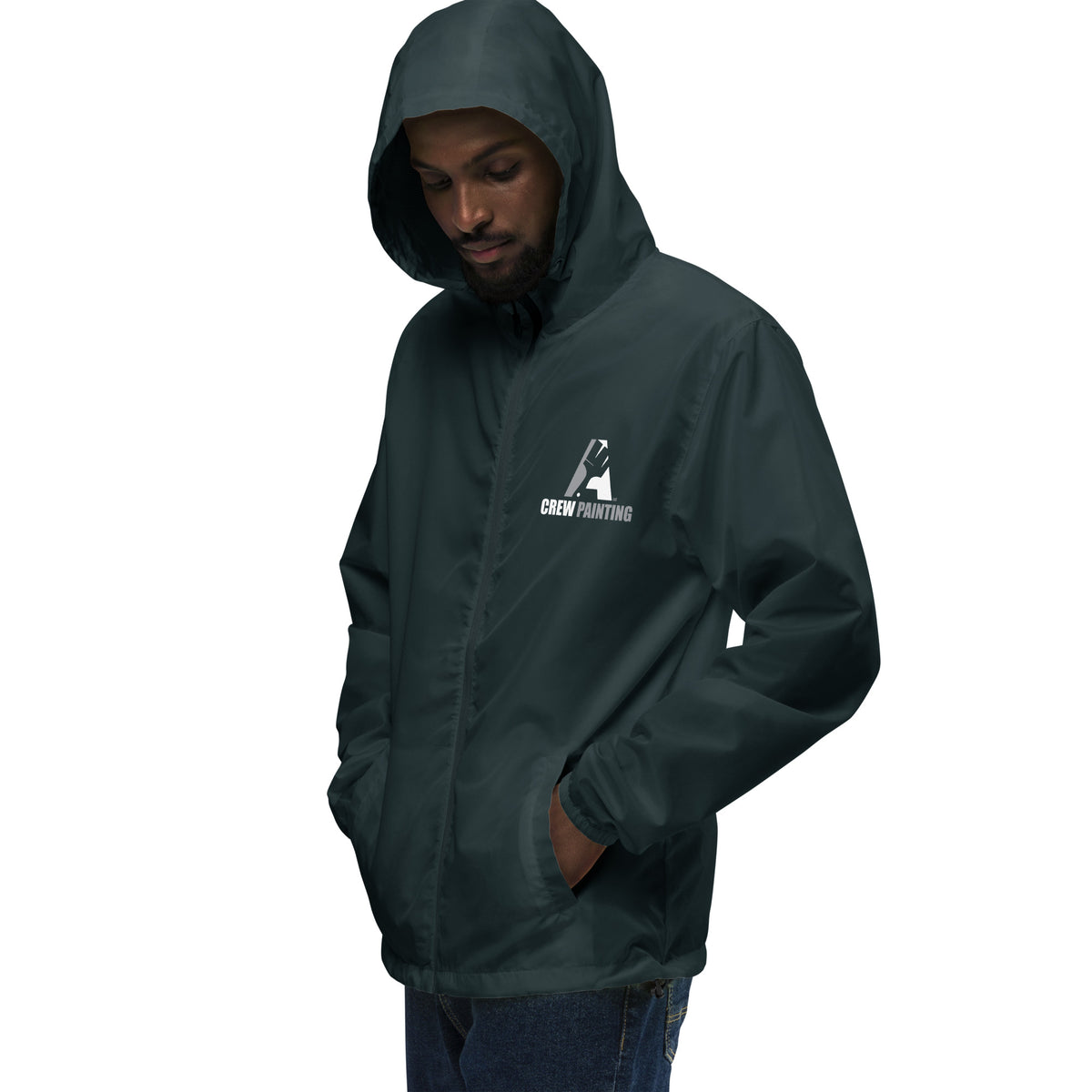 A Crew Painting Unisex Lightweight Zip Up Windbreaker