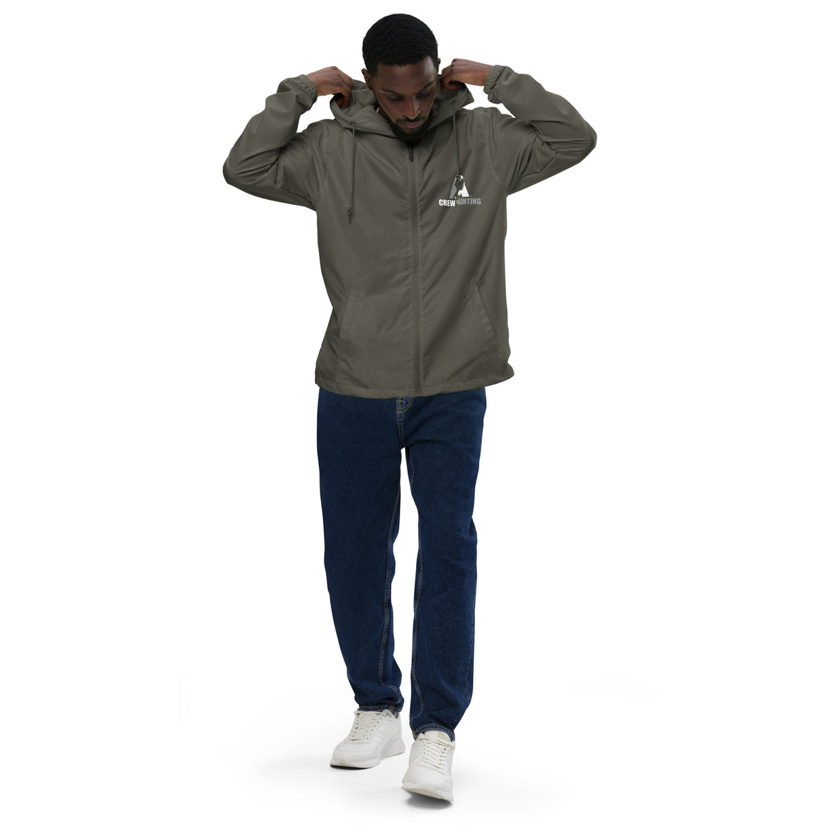 A Crew Painting Unisex Lightweight Zip Up Windbreaker
