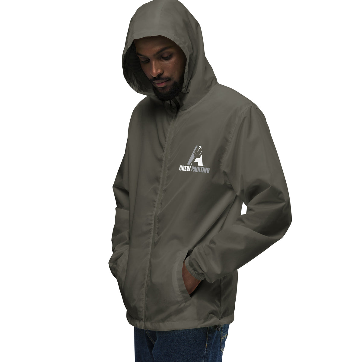 A Crew Painting Unisex Lightweight Zip Up Windbreaker