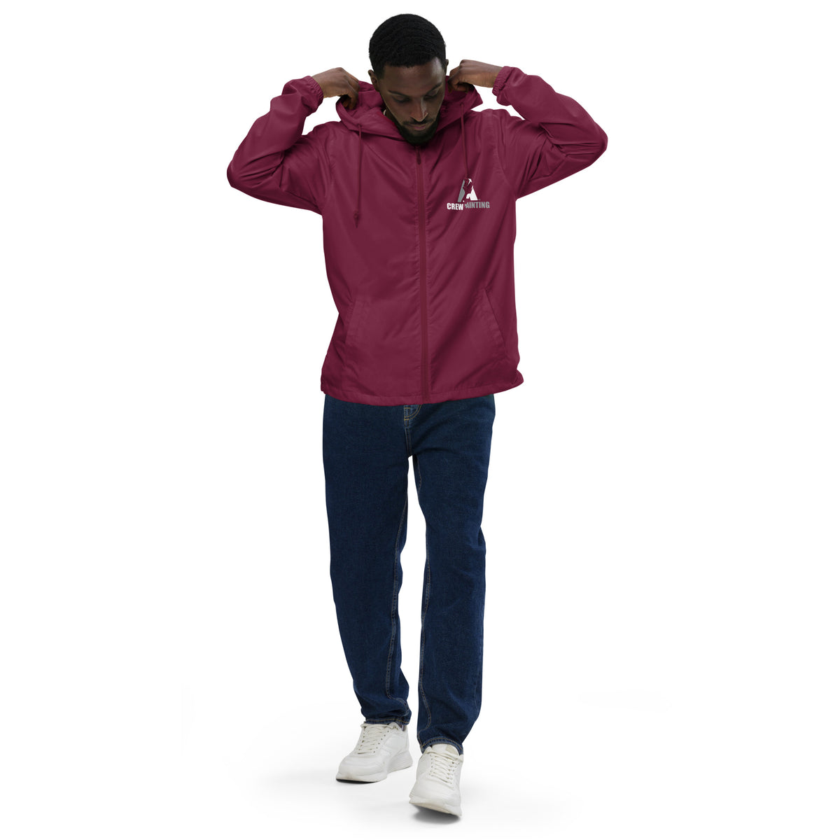 A Crew Painting Unisex Lightweight Zip Up Windbreaker