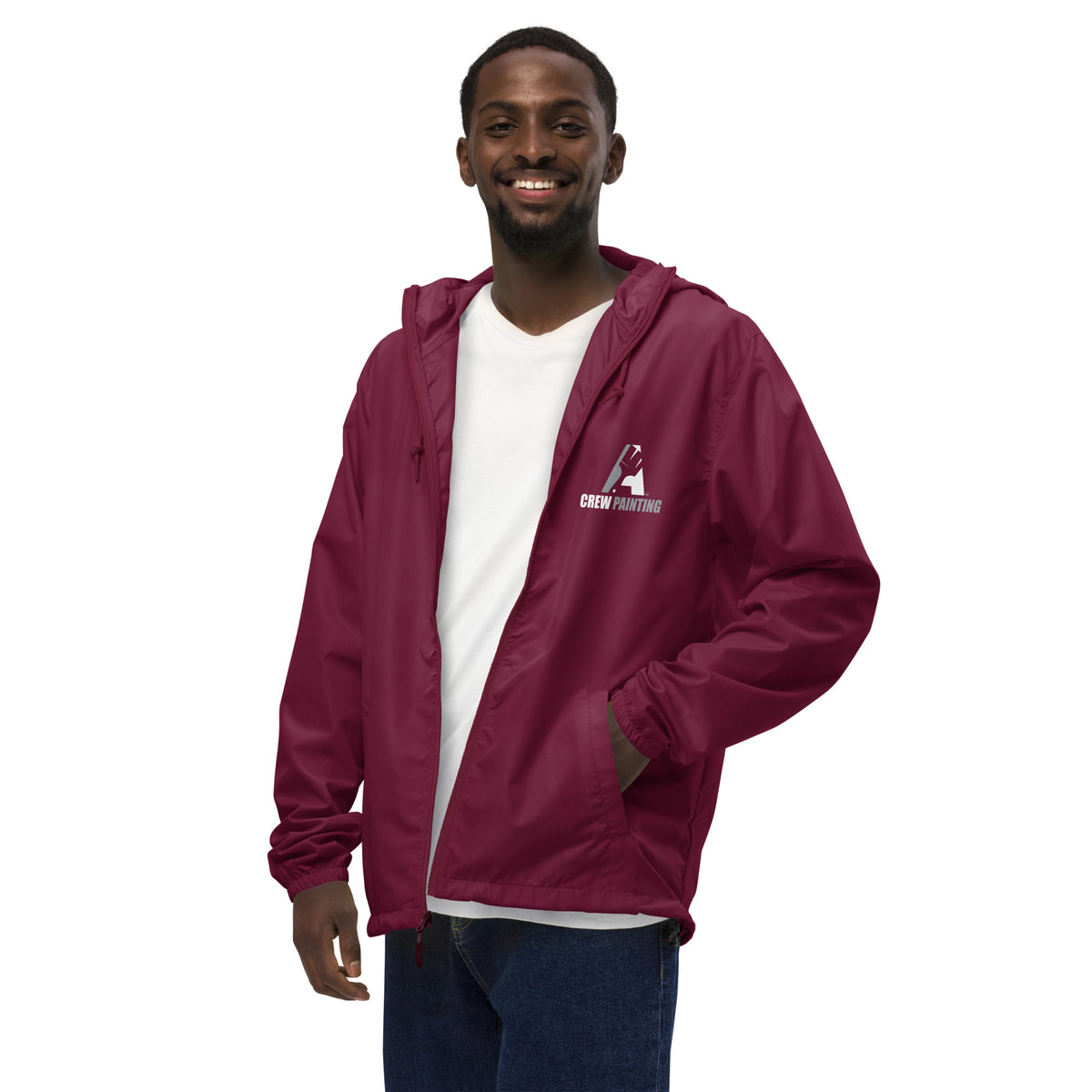 A Crew Painting Unisex Lightweight Zip Up Windbreaker