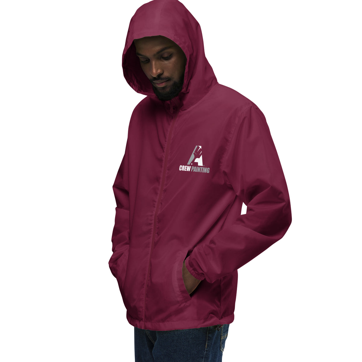 A Crew Painting Unisex Lightweight Zip Up Windbreaker