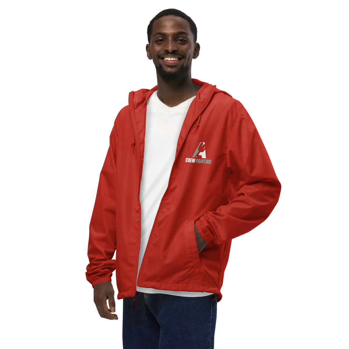 A Crew Painting Unisex Lightweight Zip Up Windbreaker