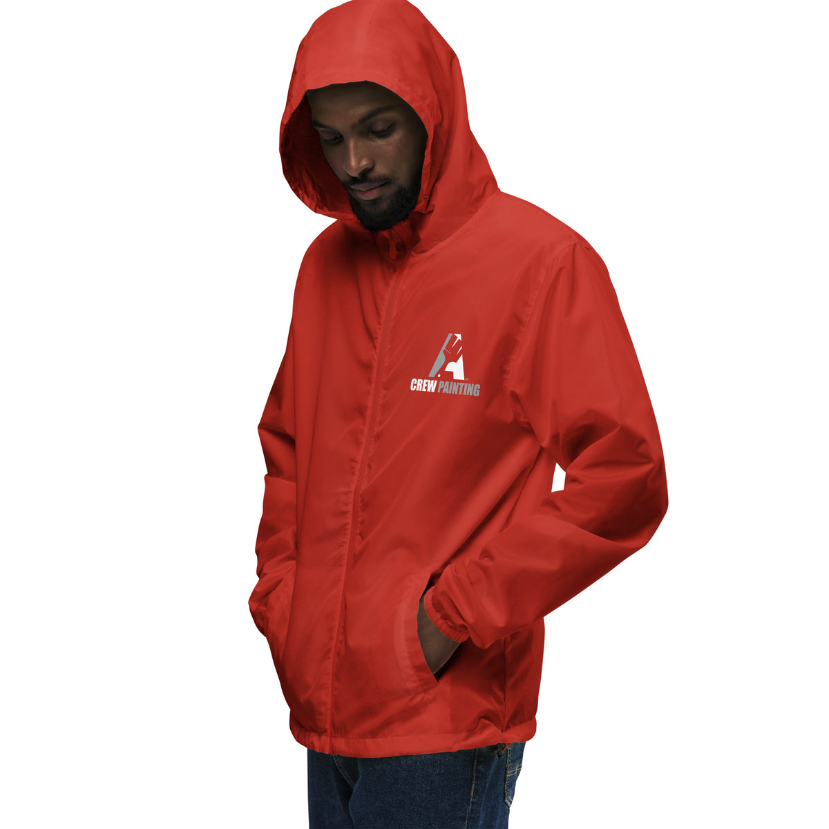 A Crew Painting Unisex Lightweight Zip Up Windbreaker