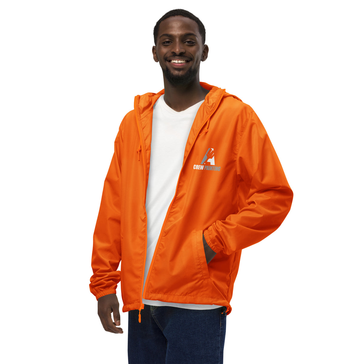 A Crew Painting Unisex Lightweight Zip Up Windbreaker