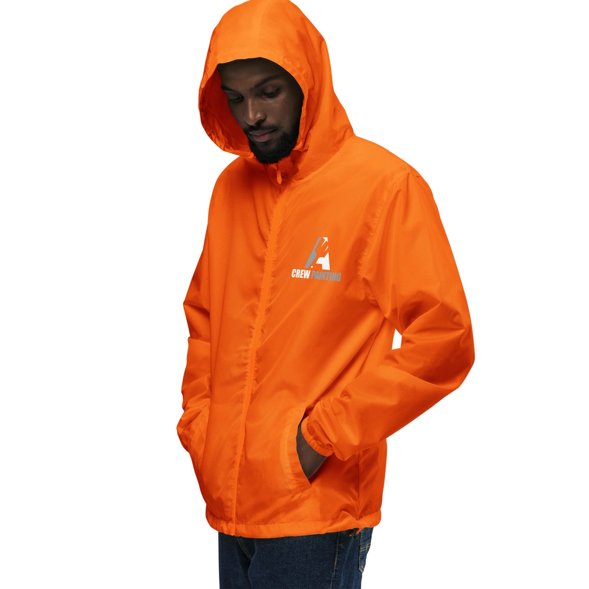 A Crew Painting Unisex Lightweight Zip Up Windbreaker