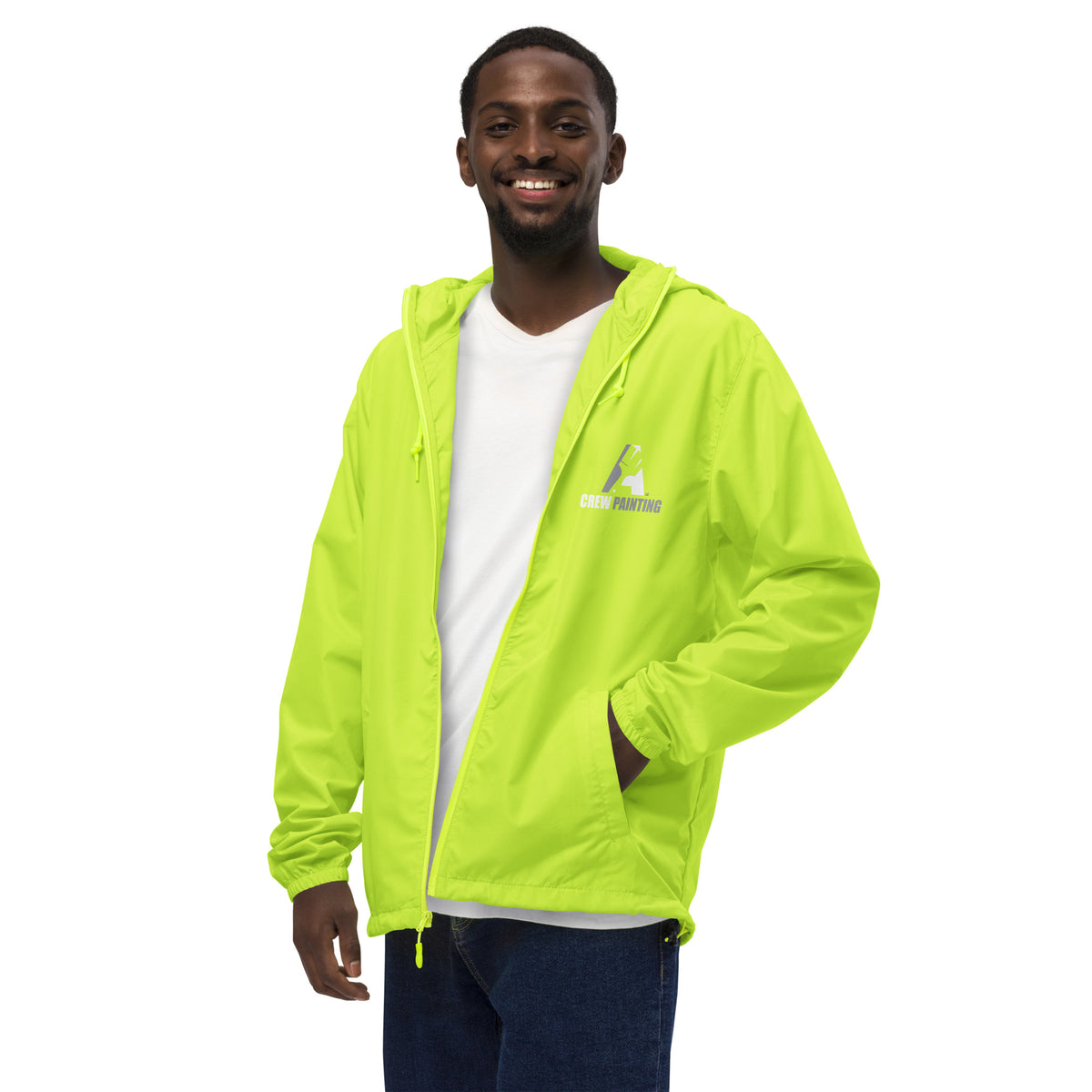 A Crew Painting Unisex Lightweight Zip Up Windbreaker