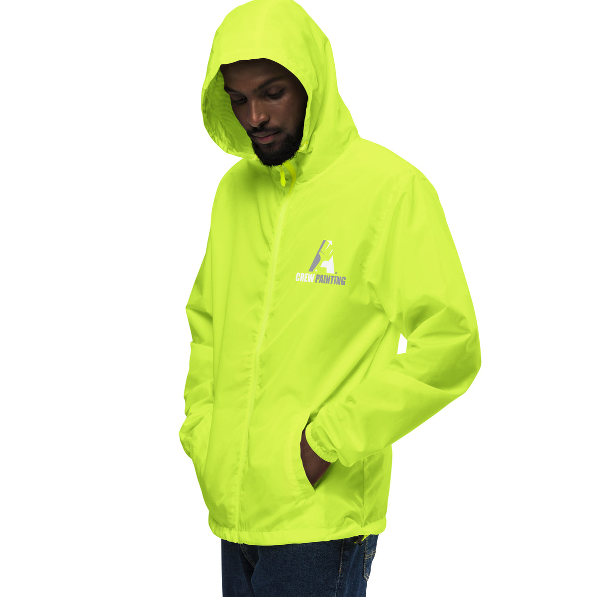 A Crew Painting Unisex Lightweight Zip Up Windbreaker