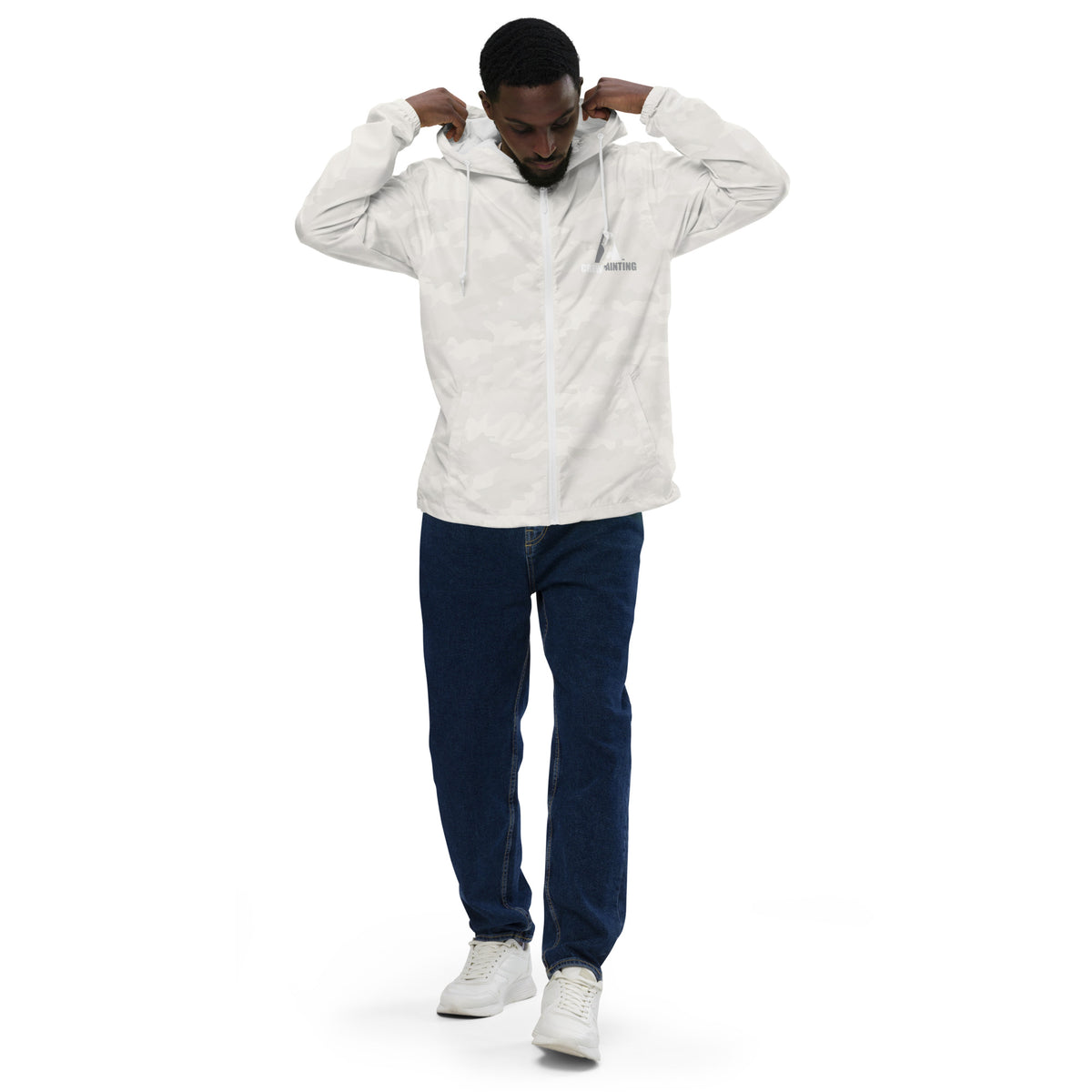 A Crew Painting Unisex Lightweight Zip Up Windbreaker