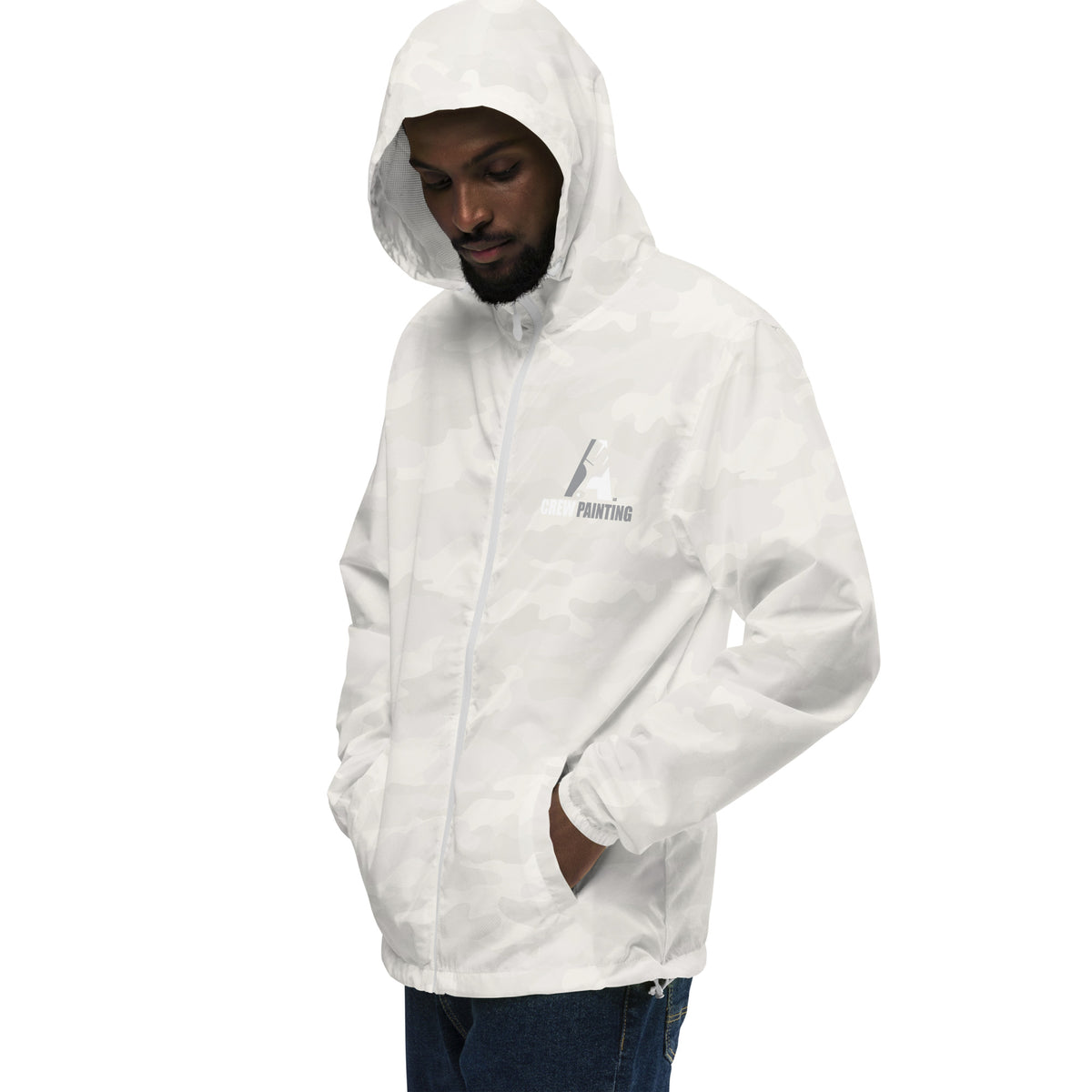 A Crew Painting Unisex Lightweight Zip Up Windbreaker