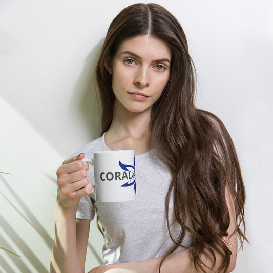 Coral Academy Falcon Logo Mug