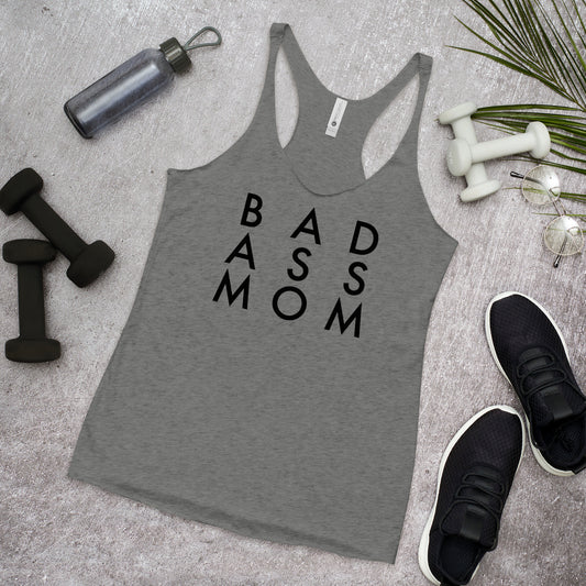 Bad Ass Mom Ladies Racerback Tank